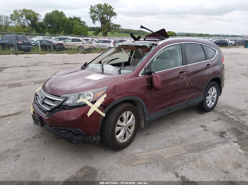 Vin: 5j6rm4h74dl039418, lot: 46221123, honda cr-v ex-l 20132