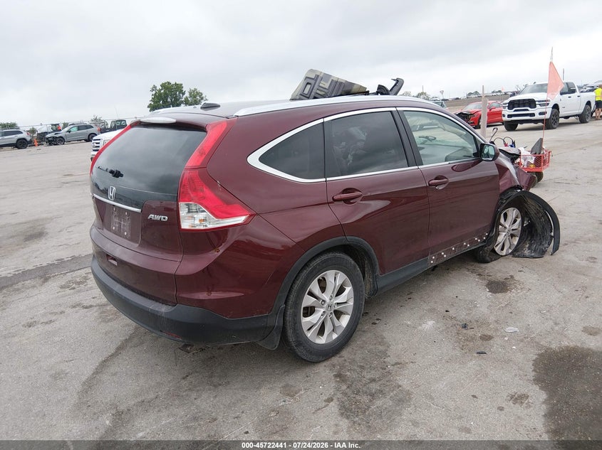 Vin: 5j6rm4h74dl039418, lot: 46221123, honda cr-v ex-l 20134