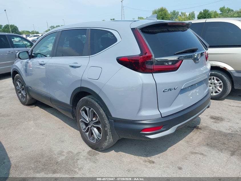 Vin: 2hkrw2h85nh657205, lot: 46221129, honda cr-v awd ex-l 20223