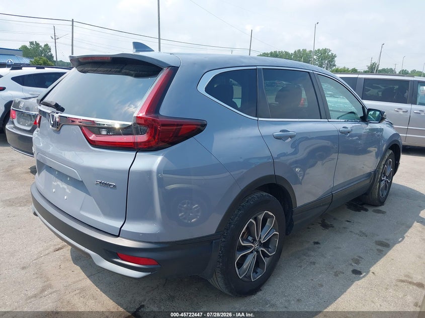Vin: 2hkrw2h85nh657205, lot: 46221129, honda cr-v awd ex-l 20224