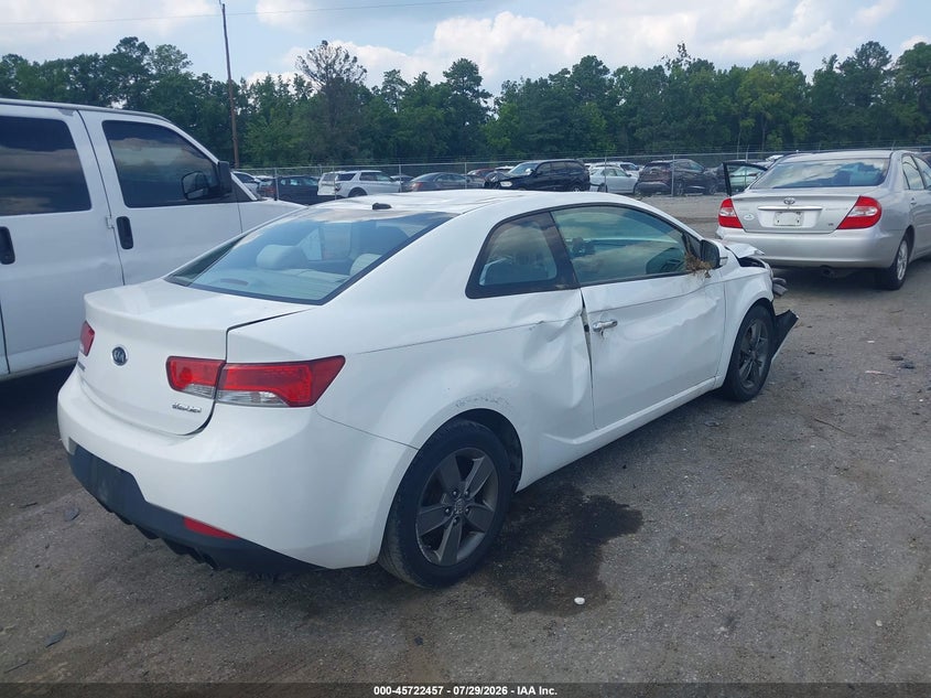 Vin: knafu6a20b5370918, lot: 46221139, kia forte koup ex 20114
