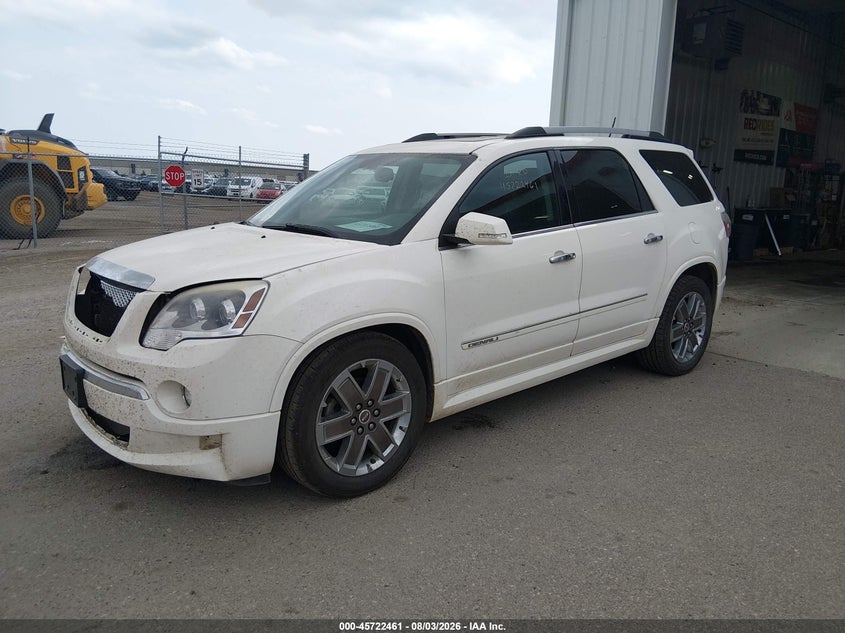 Vin: 1gkkvted3bj237560, lot: 46221143, gmc acadia denali 20112