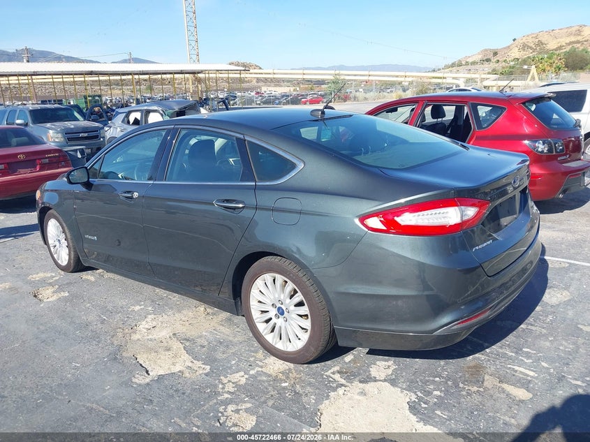 Vin: 3fa6p0lu6fr280610, lot: 46221148, ford fusion hybrid se 20153