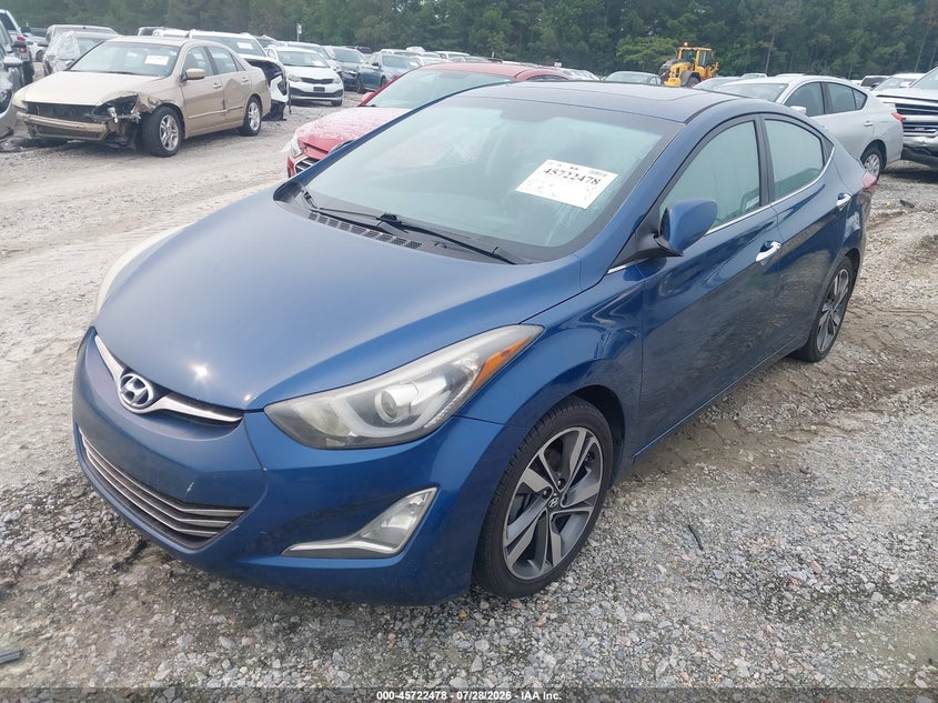 2015 HYUNDAI ELANTRA SEDAN 1.8L I-4 DOHC, VVT, 145HP