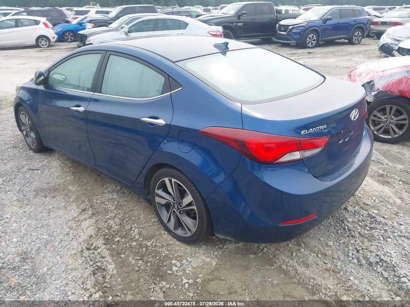 2015 HYUNDAI ELANTRA SEDAN 1.8L I-4 DOHC, VVT, 145HP