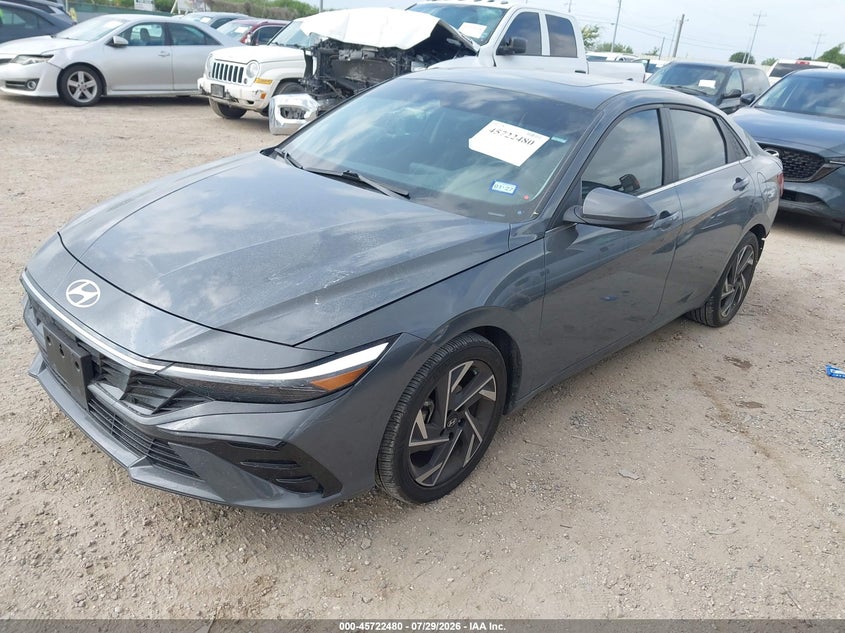 Vin: kmhls4dg1ru806193, lot: 46221162, hyundai elantra sel 20242