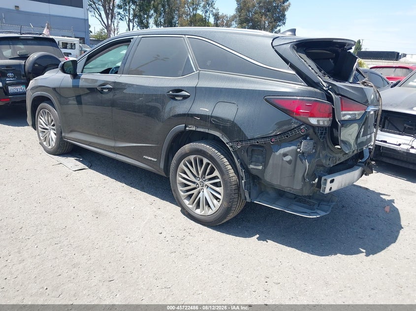 Vin: jtjjgkfa8l2015234, lot: 46221168, lexus rx 450hl luxury 20203