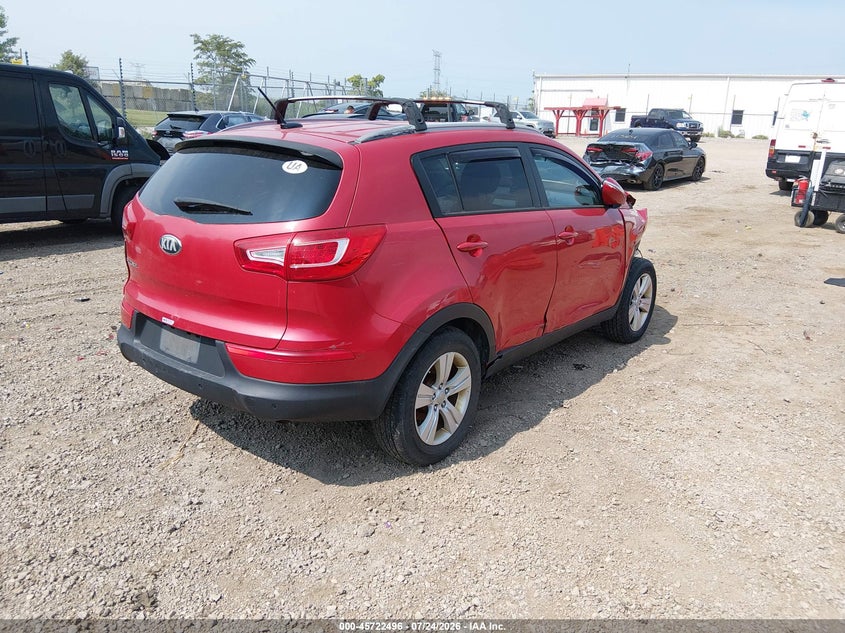 Vin: kndpbca25d7469530, lot: 46221178, kia sportage lx 20134