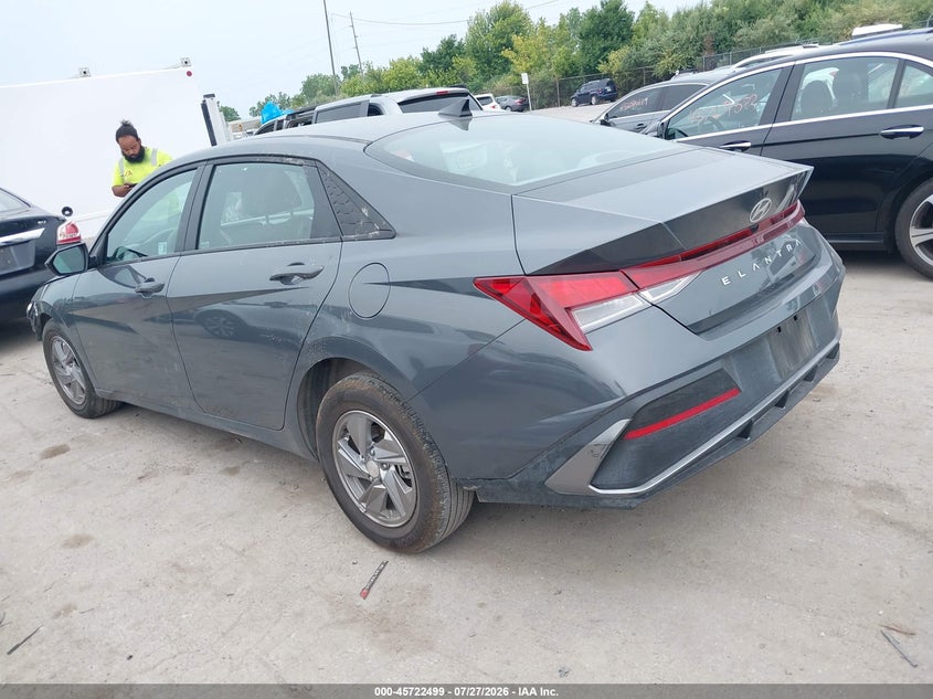 Vin: kmhll4dg8su977316, lot: 46221181, hyundai elantra se 20253