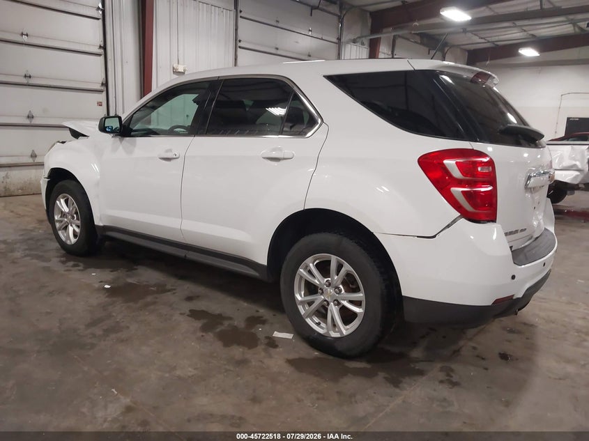 Vin: 2gnfleek6h6212565, lot: 46221200, chevrolet equinox ls 20173