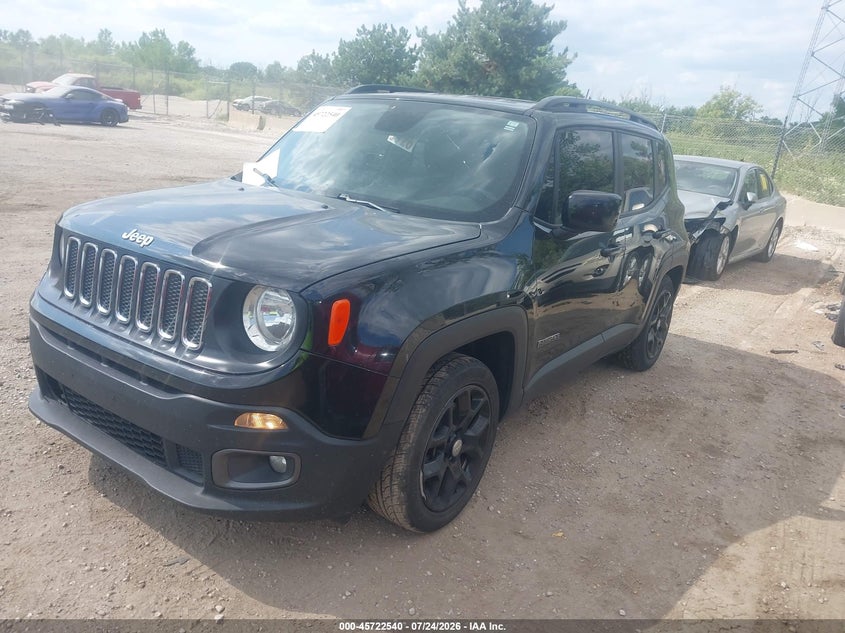2018 Jeep Renegade, Удар сзади, IAAI, VIN ZACCJABBXJPJ71216 — фото 2