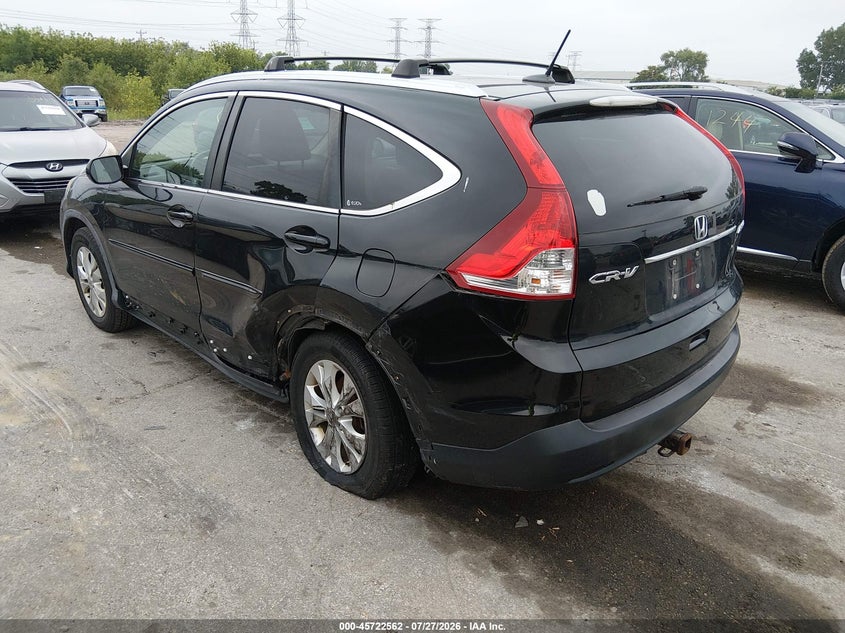 Vin: 5j6rm4h73cl035679, lot: 46221244, honda cr-v ex-l 20123