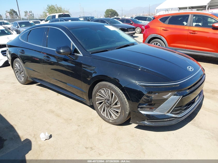 Vin: kmhl34jj2ra100381, lot: 46221276, hyundai sonata hybrid sel 2024 img_1