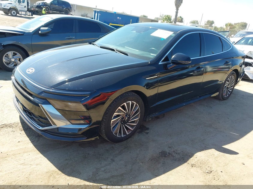 Vin: kmhl34jj2ra100381, lot: 46221276, hyundai sonata hybrid sel 20242