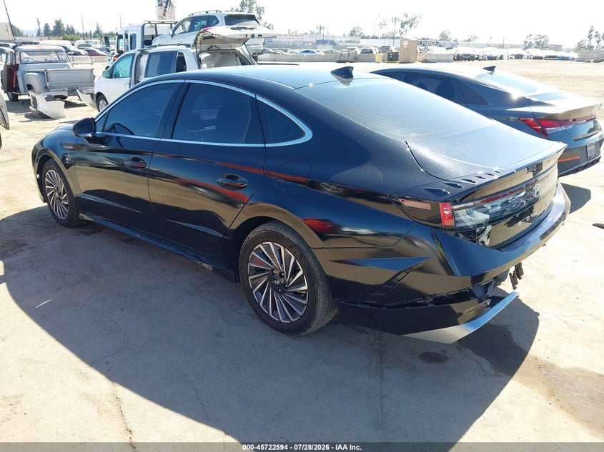 Vin: kmhl34jj2ra100381, lot: 46221276, hyundai sonata hybrid sel 20243