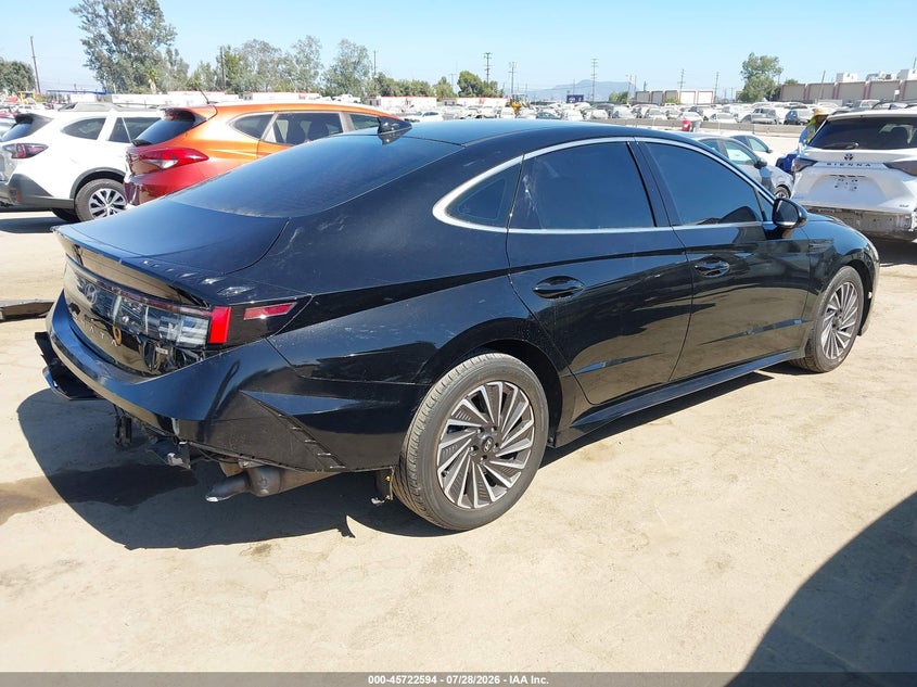 Vin: kmhl34jj2ra100381, lot: 46221276, hyundai sonata hybrid sel 20244