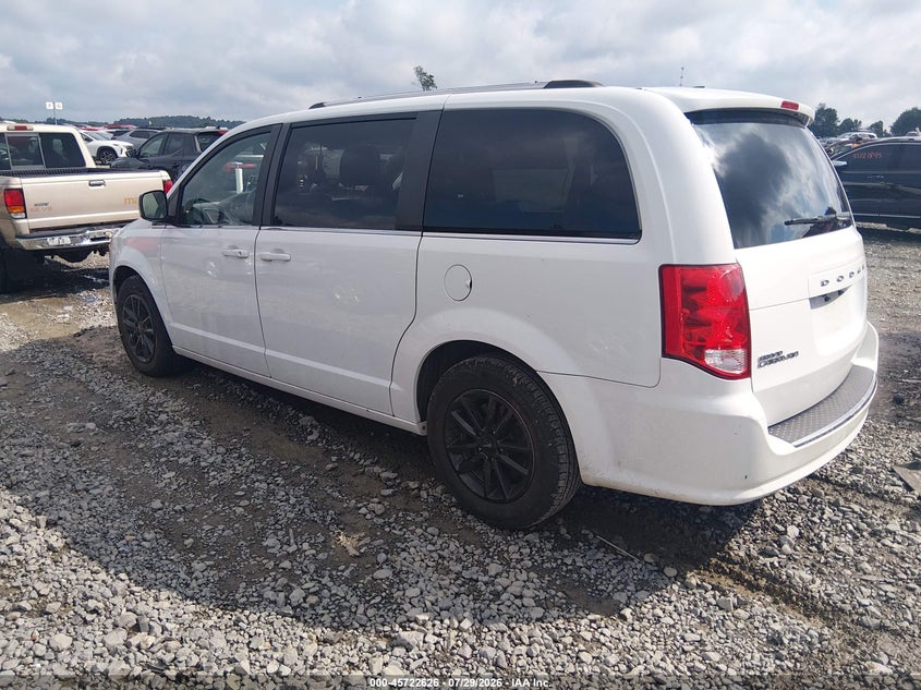 Vin: 2c4rdgcg2kr542738, lot: 46221308, dodge grand caravan sxt 20193