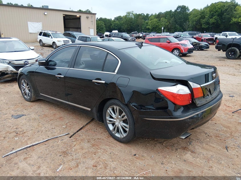 Vin: kmhgc4df8bu119515, lot: 46221309, hyundai genesis 4.6 20113