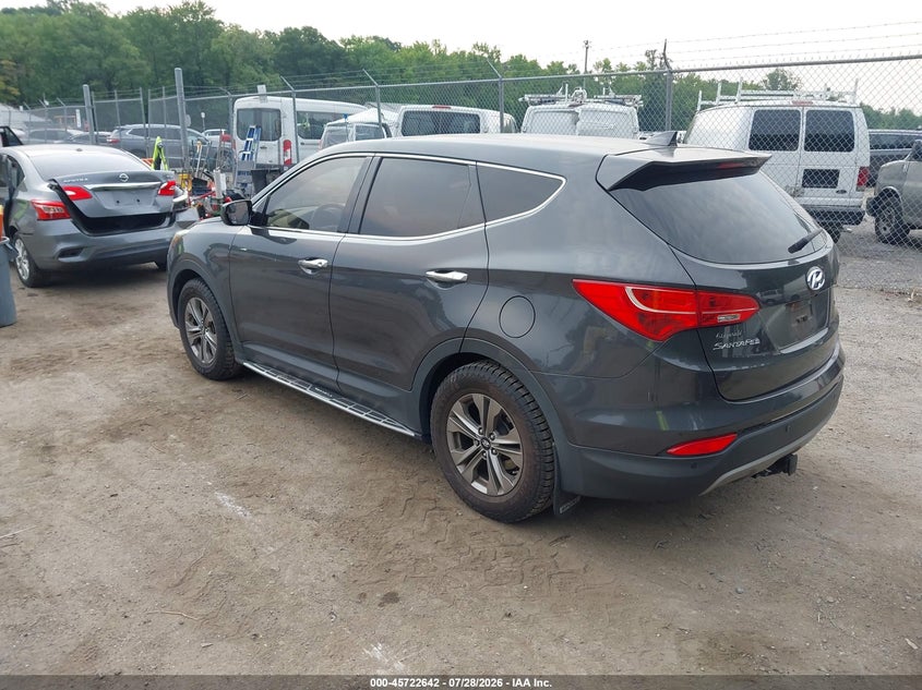 Vin: 5xyzt3lb2gg380105, lot: 46221324, hyundai santa fe sport 2.4l 20163