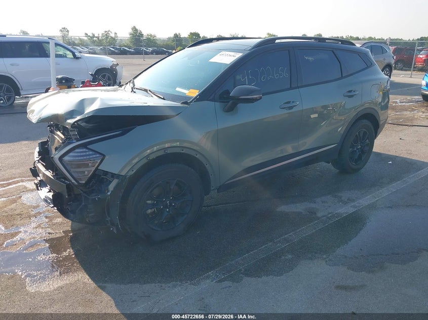 Vin: 5xyk7caf1pg107328, lot: 46221338, kia sportage x-pro prestige 20232