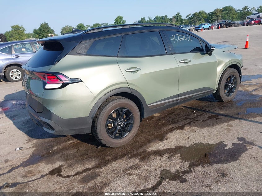 Vin: 5xyk7caf1pg107328, lot: 46221338, kia sportage x-pro prestige 20234