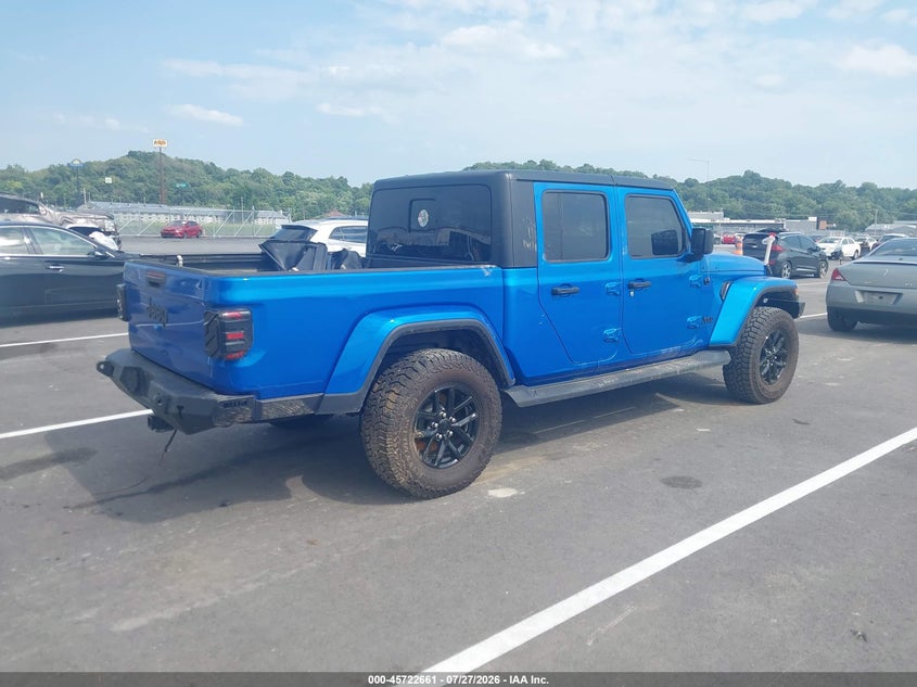 Vin: 1c6hjtag9nl124987, lot: 46221343, jeep gladiator altitude 4x4 20224