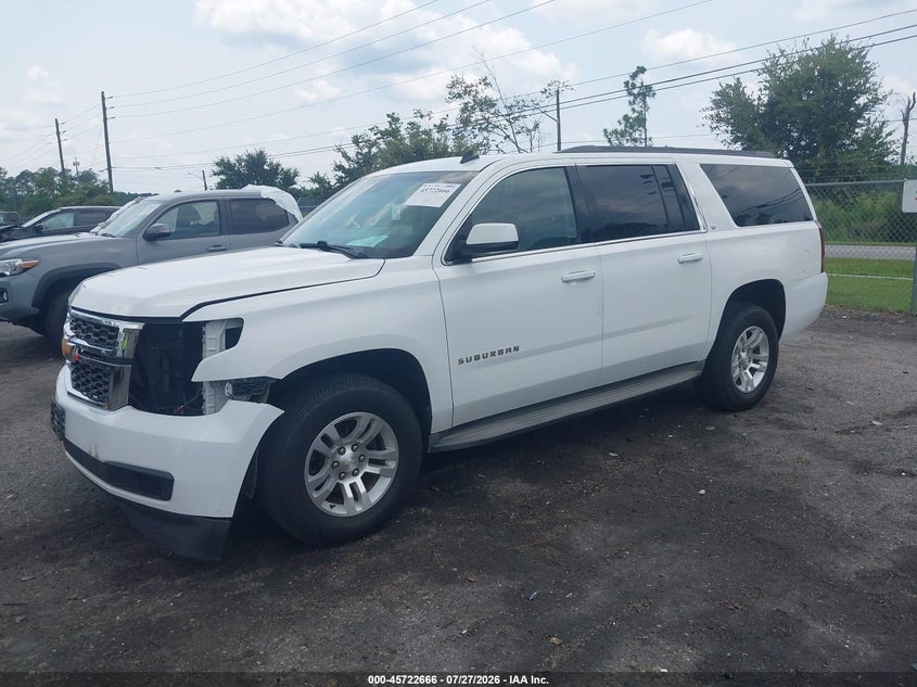 Vin: 1gnscjkc0fr264392, lot: 46221348, chevrolet suburban lt 20152