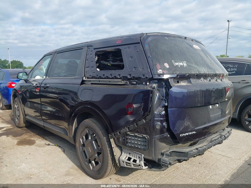 2026 KIA CARNIVAL MPV HYBRID auction photo 3