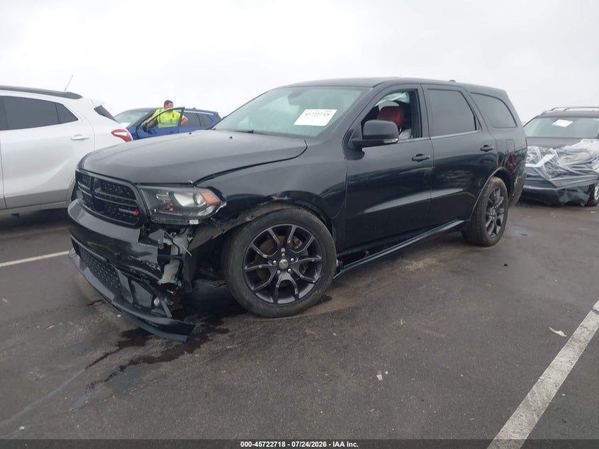 Vin: 1c4sdjct1gc385635, lot: 46221400, dodge durango r/t 20162