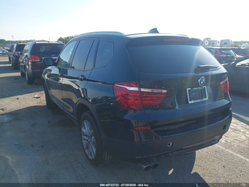 Vin: 5uxwx9c57e0d24976, lot: 46221405, bmw x3 xdrive28i 20143