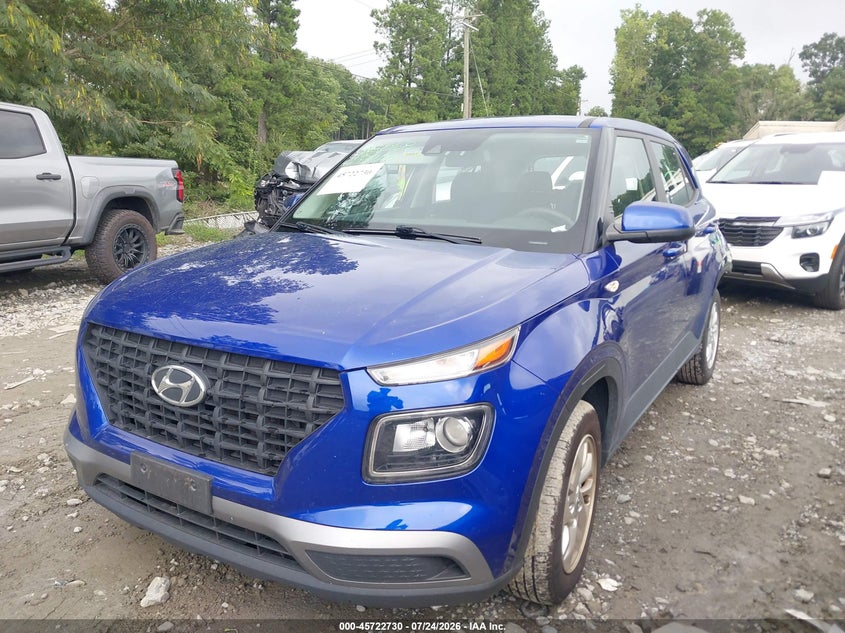 Vin: kmhrb8a33nu177419, lot: 46221412, hyundai venue se 20222