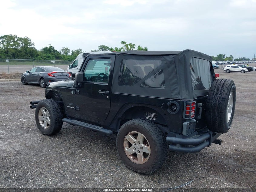 Vin: 1j4aa2d12bl579570, lot: 46221435, jeep wrangler sport 20113