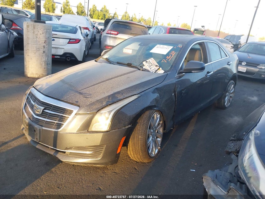 2015 Cadillac ATS, Обидва боки, IAAI, VIN 1G6AB5SX6F0108737 — фото 2