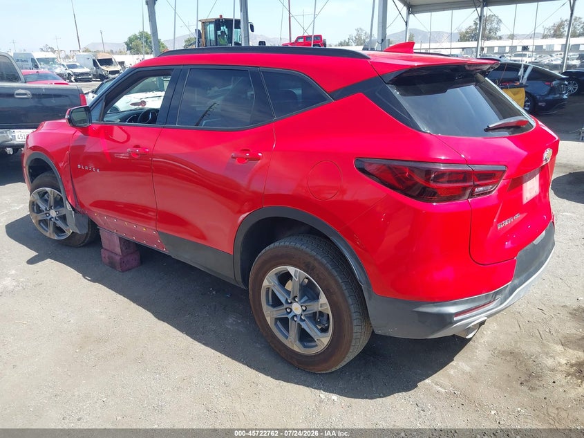 Vin: 3gnkbjrs7ps213339, lot: 46221445, chevrolet blazer awd 3lt 20233