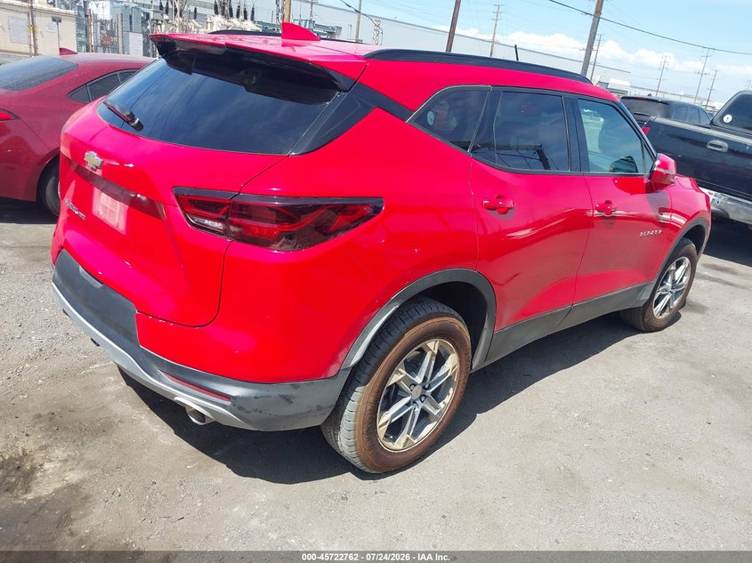 Vin: 3gnkbjrs7ps213339, lot: 46221445, chevrolet blazer awd 3lt 20234