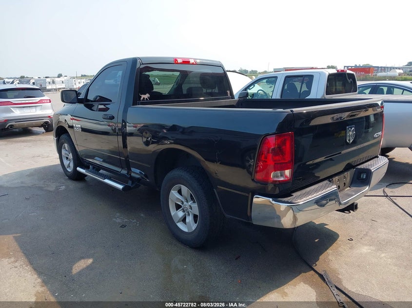 Vin: 3c6jr7ag9hg696189, lot: 46221464, ram 1500 tradesman  4x4 6'4 box 20173