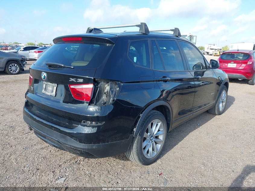 Vin: 5uxwz7c34h0v87506, lot: 46221478, bmw x3 sdrive28i 20174