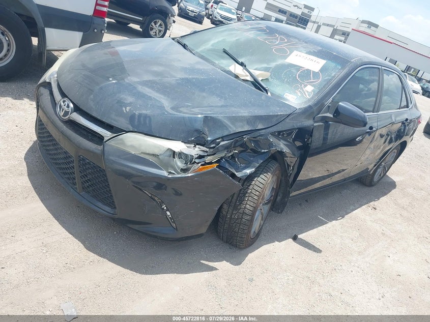 Vin: 4t1bf1fk6hu321515, lot: 46221498, toyota camry se 20172