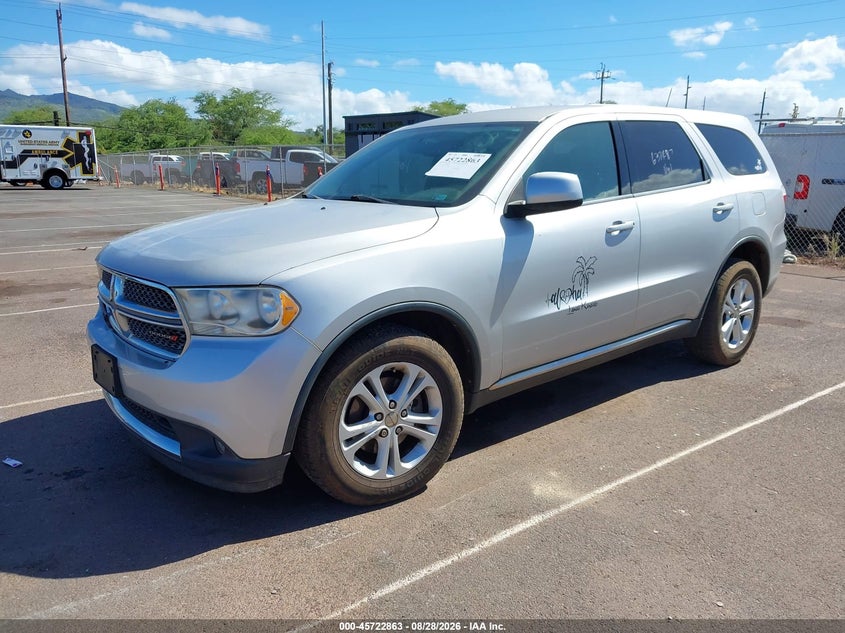 Vin: 1c4rdhag1dc637487, lot: 46221545, dodge durango sxt 20132