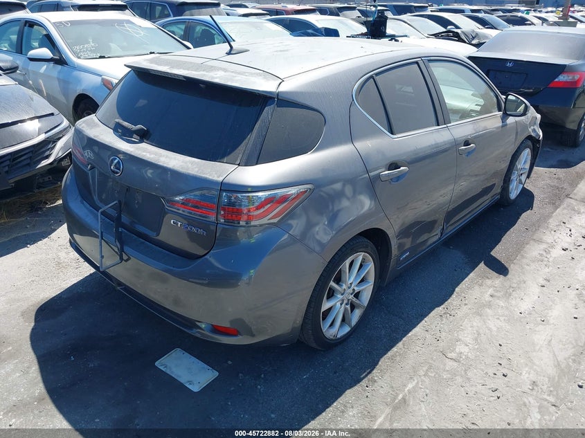 Vin: jthkd5bh7c2091451, lot: 46221564, lexus ct 200h premium 20124