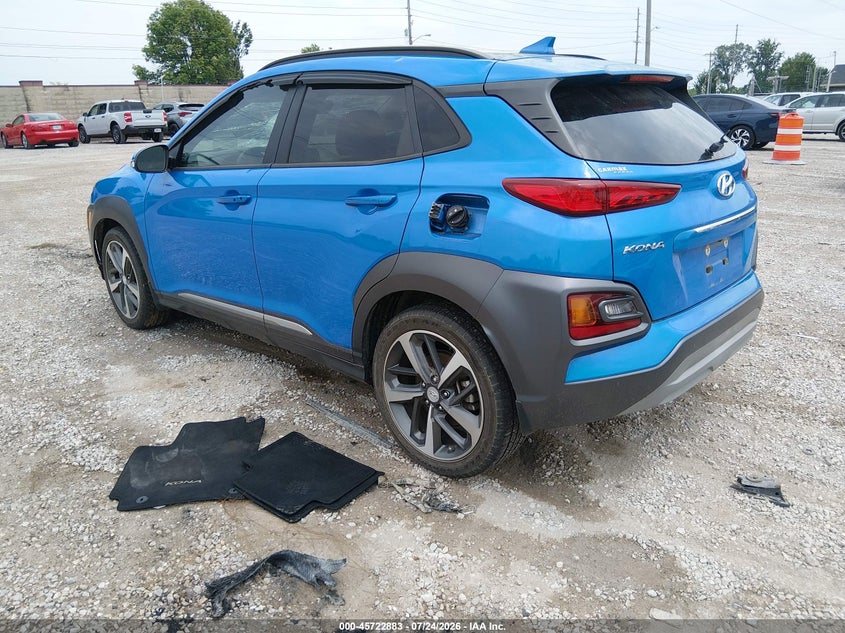 Vin: km8k5ca51lu548538, lot: 46221565, hyundai kona ultimate 20203