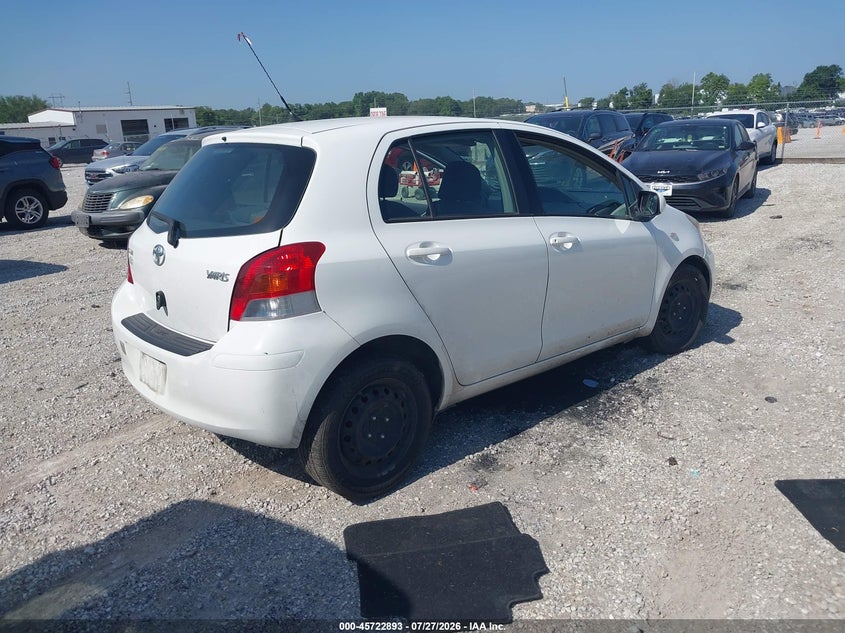 Vin: jtdkt4k34b5332849, lot: 46221575, toyota yaris 20114