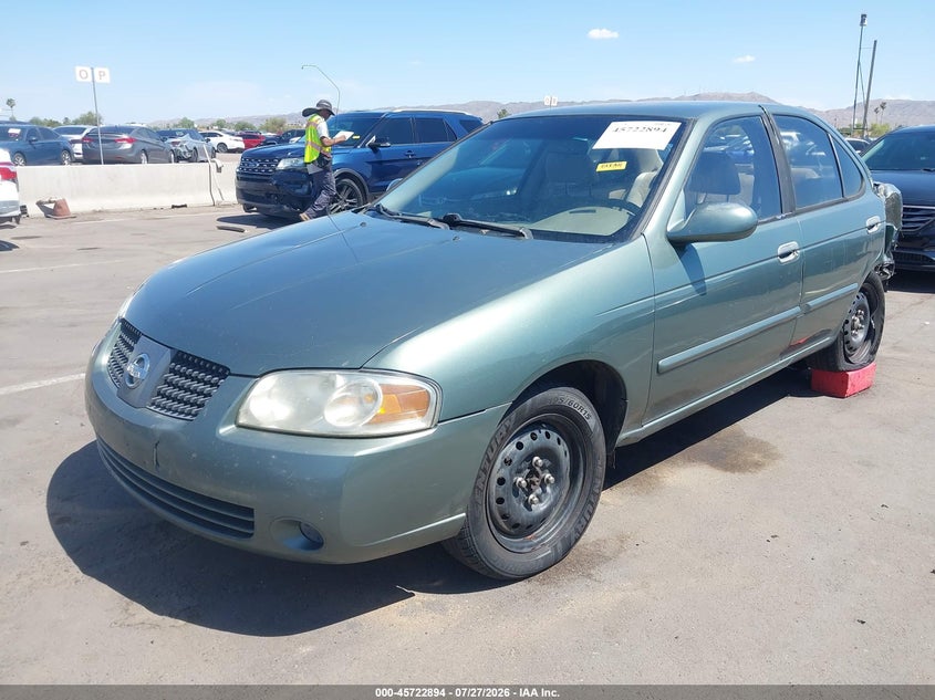 2006 Nissan Sentra 1.8S, Left Rear, IAAI, VIN 3N1CB51D36L528460 — photo 2