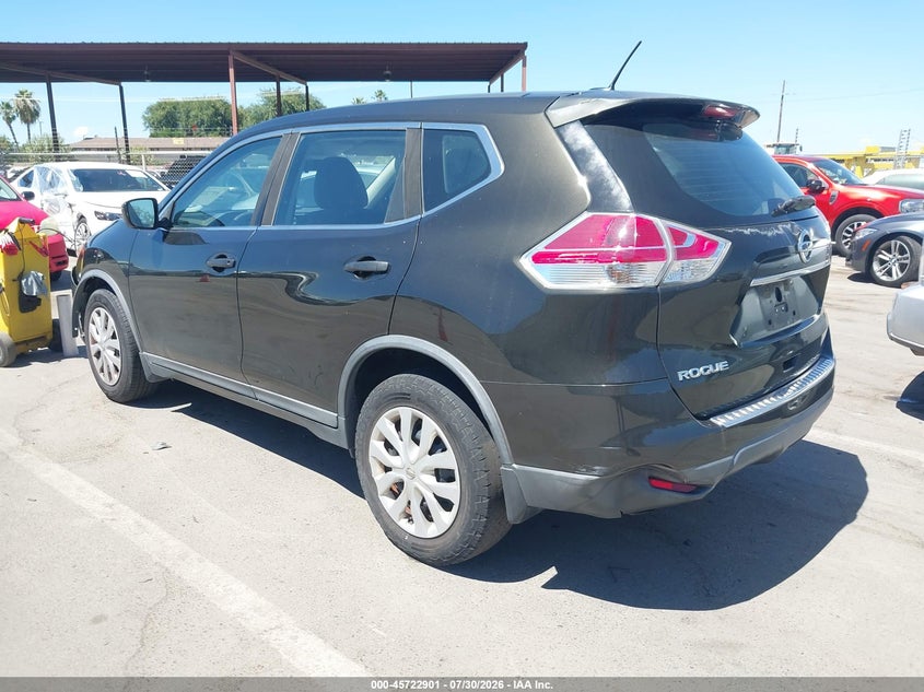 Vin: knmat2mt5gp672472, lot: 46221583, nissan rogue s 20163