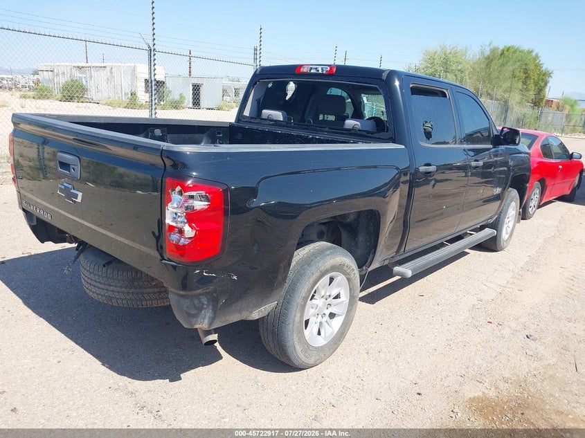 Vin: 3gcpcpecxjg386635, lot: 46221599, chevrolet silverado 1500 custom 20184