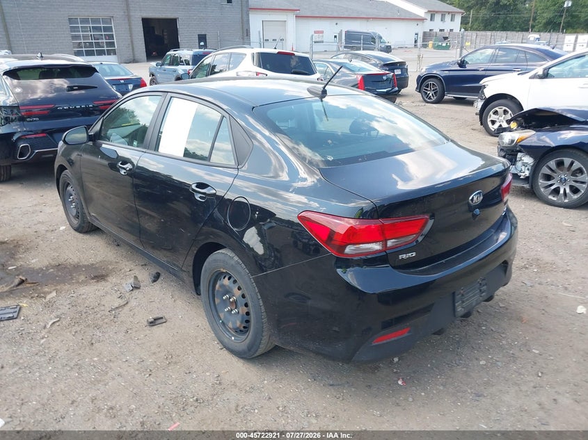 Vin: 3kpa24ad1le298724, lot: 46221603, kia rio s 20203