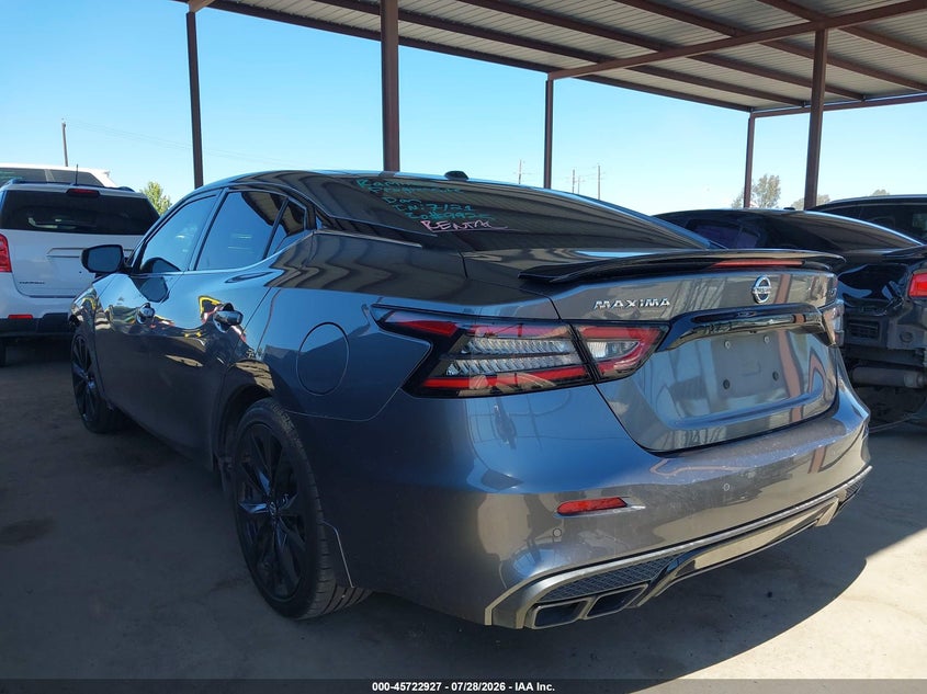 Vin: 1n4aa6ev6mc516771, lot: 46221609, nissan maxima sr xtronic cvt 20213