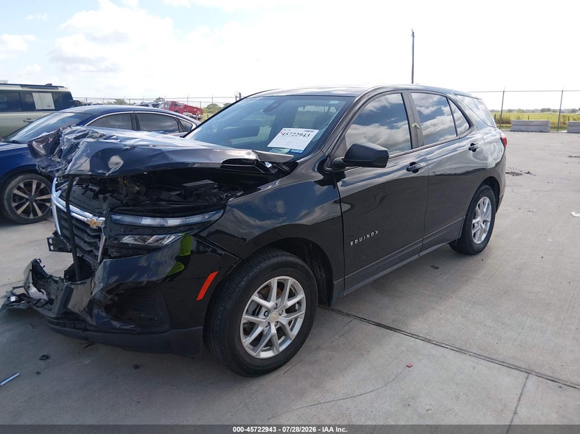 Vin: 3gnaxheg5pl241173, lot: 46221625, chevrolet equinox fwd ls 20232