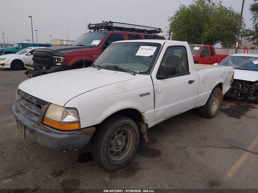 1998 Ford Ranger, Звичайний знос, IAAI, VIN 1FTYR10C4WPA92092 — фото 2