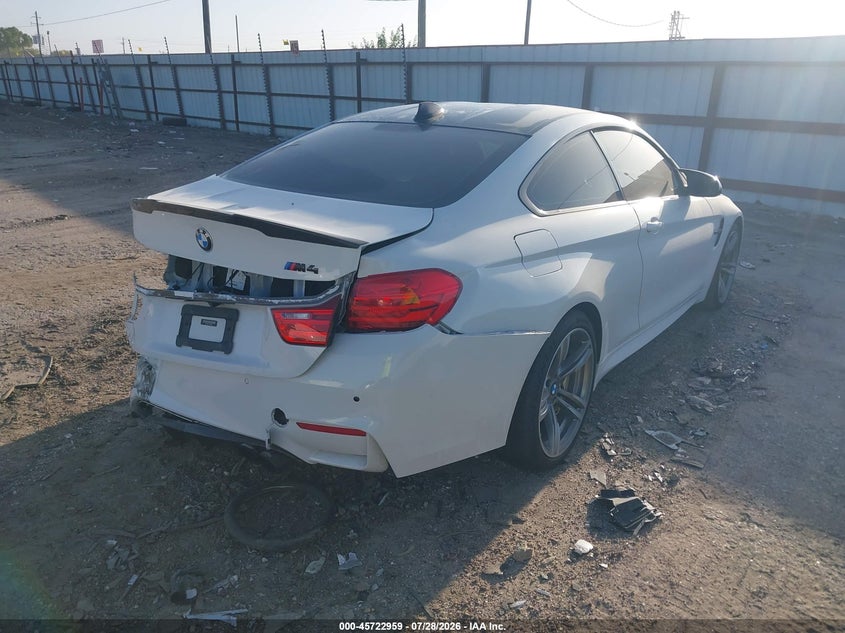 Vin: wbs3r9c5xgk336986, lot: 46221641, bmw m4 20164